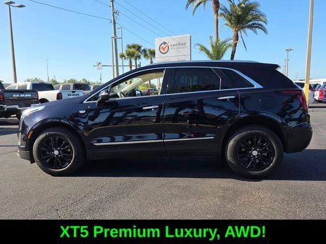 Used 2021 Blue Cadillac Premium Luxury image 4