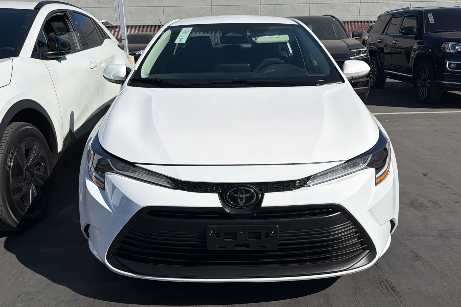 Used 2025 White Toyota LE image 3