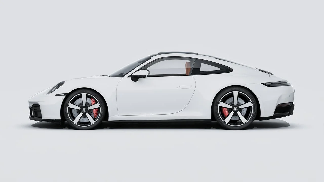 New 2026 White Porsche Carrera 4S image 2