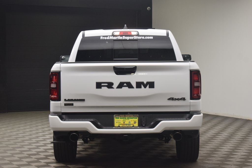 New 2026 Bright White Clear-Coat Exterior Paint RAM Laramie image 12