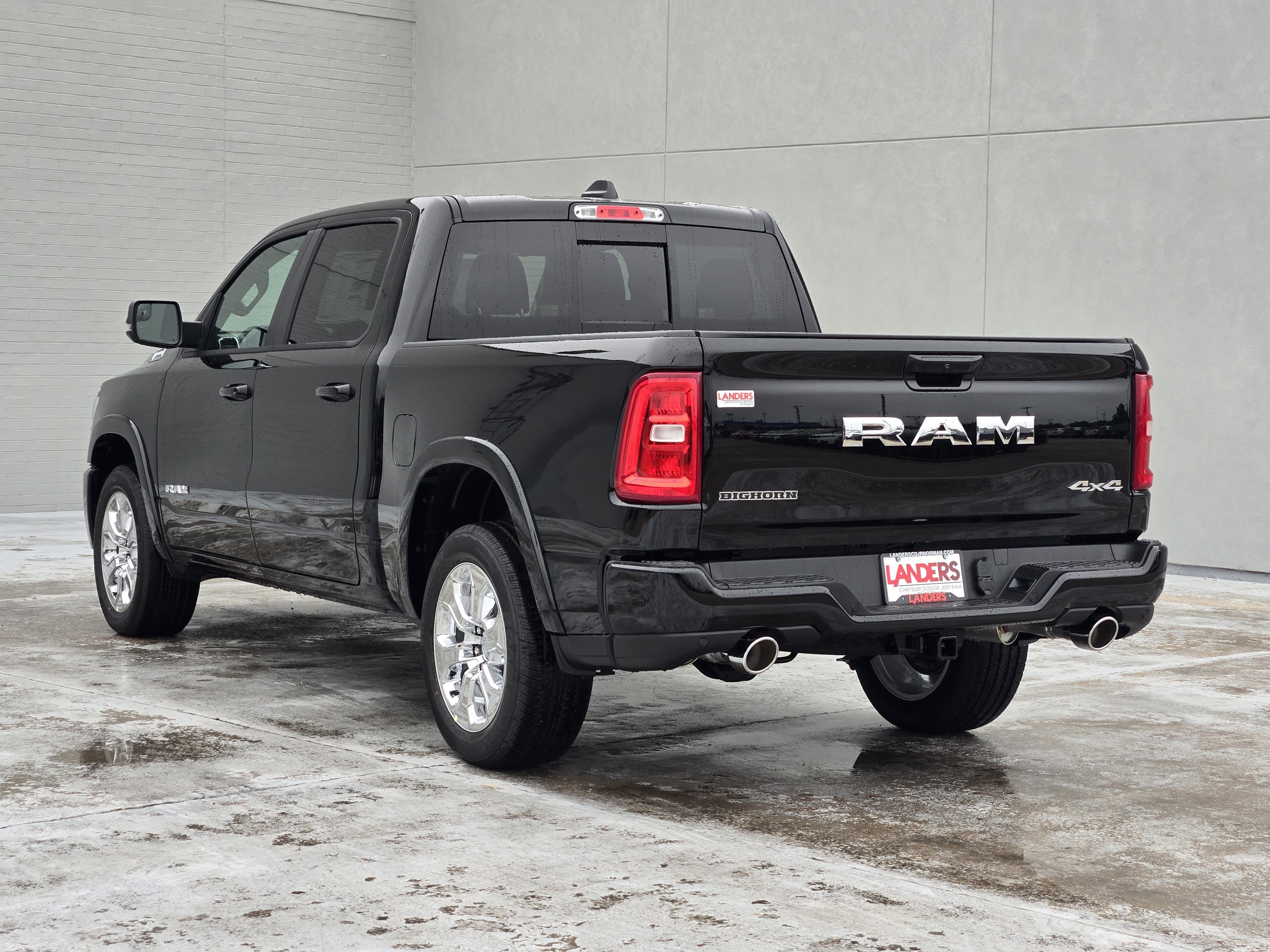 New 2026 Diamond Black Crystal Pearlcoat RAM Big Horn image 3