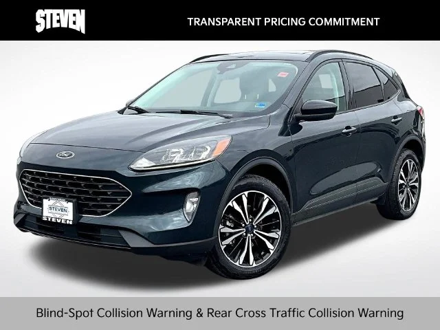 Used 2022 Blue Ford SEL image 3