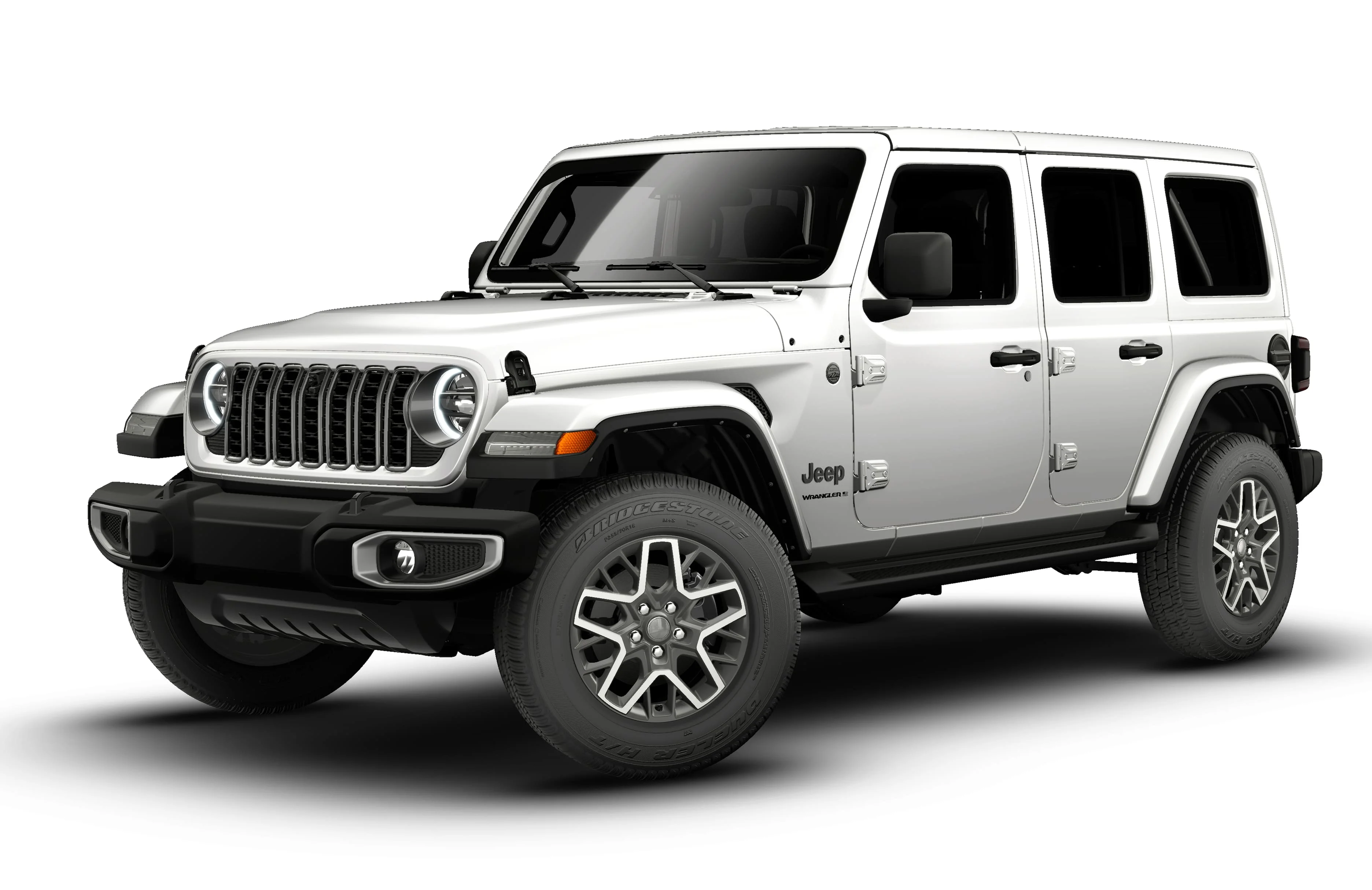 New 2026 Bright White Clear-Coat Exterior Paint Jeep Sahara image 1