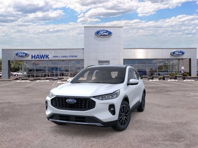 New 2025 Star White Metallic Tri-coat Ford Plug-in Hybrid image 2