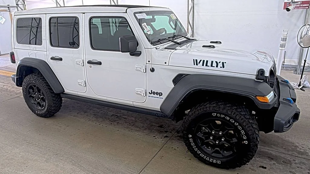 Used 2023 White Jeep Willys 4xe image 3