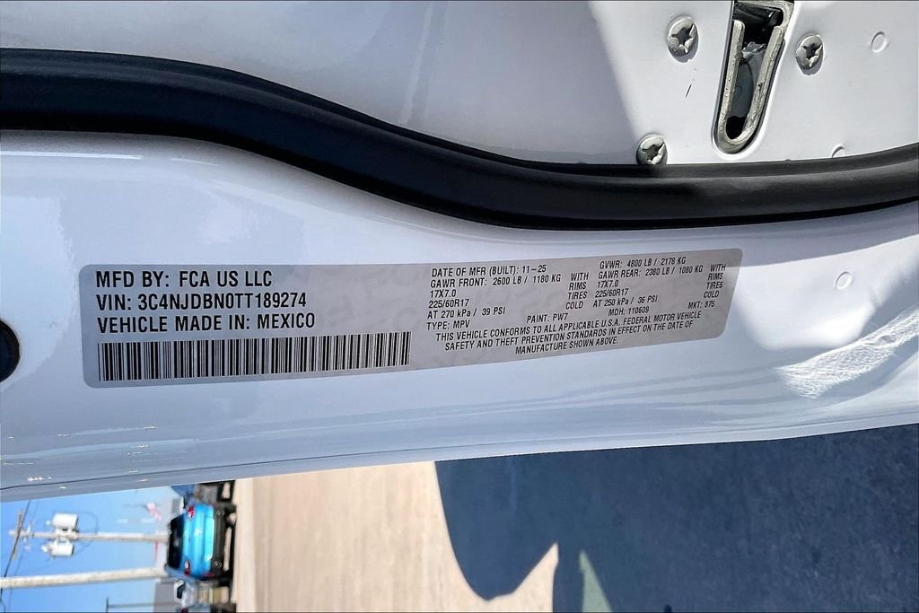 New 2026 Jeep Compass Latitude 4D Sport Utility