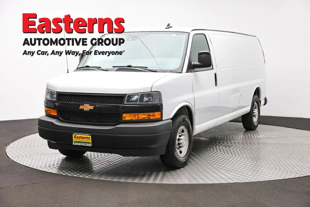 Used 2019 White Chevrolet Work Van image 1