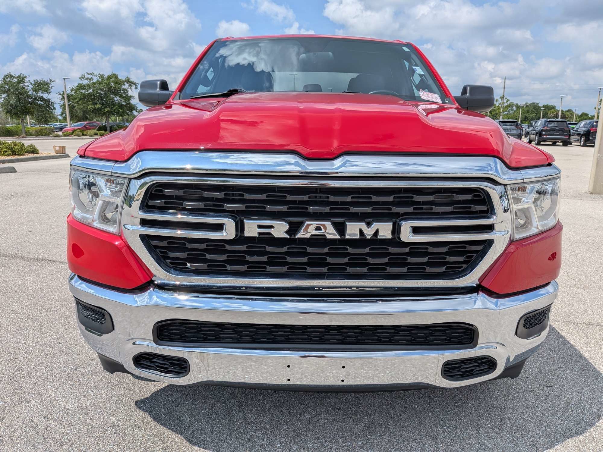 Used 2023 Flame Red Clearcoat Ram Big Horn image 3