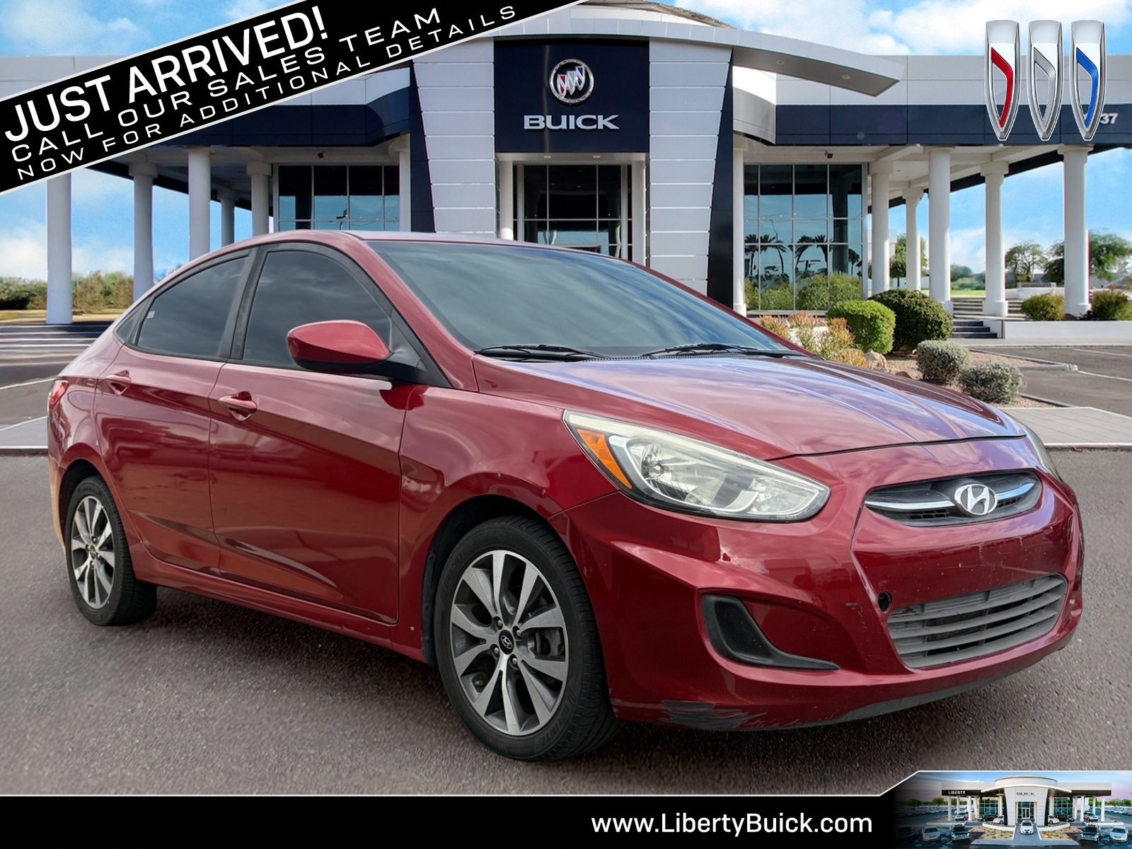 Used 2017 Red Hyundai Value Edition image 1
