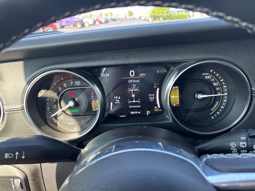 Used 2023 White Jeep Sahara 4xe image 13