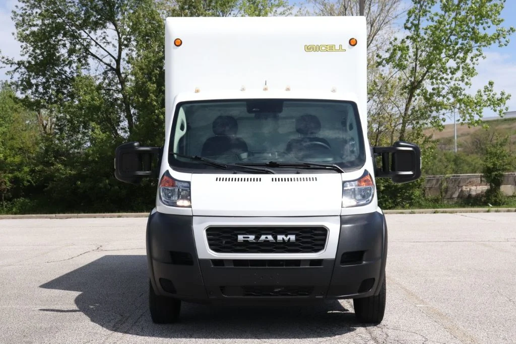 Used 2022 Bright White Clearcoat Ram BOX image 3