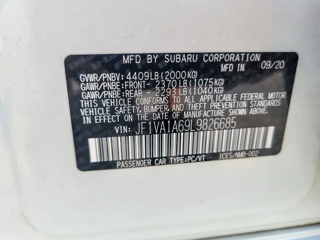 Used 2020 White Subaru Base image 23