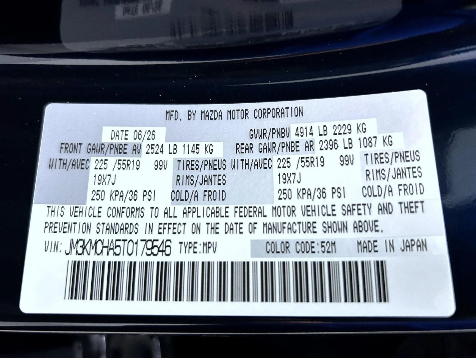 New 2026 Navy Blue Mica Mazda 2.5 S Preferred AWD image 26