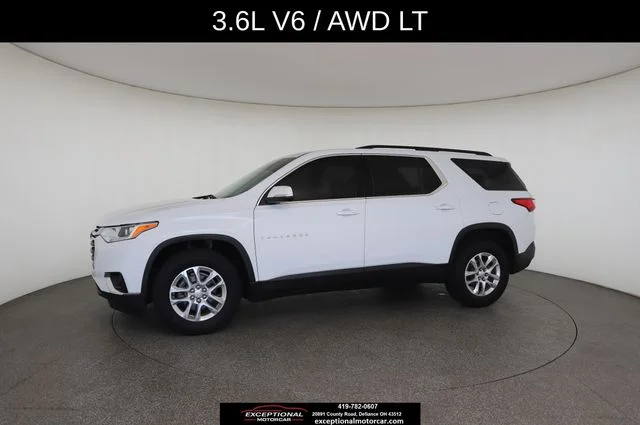 Used 2021 White Chevrolet 3LT W/Leather image 5