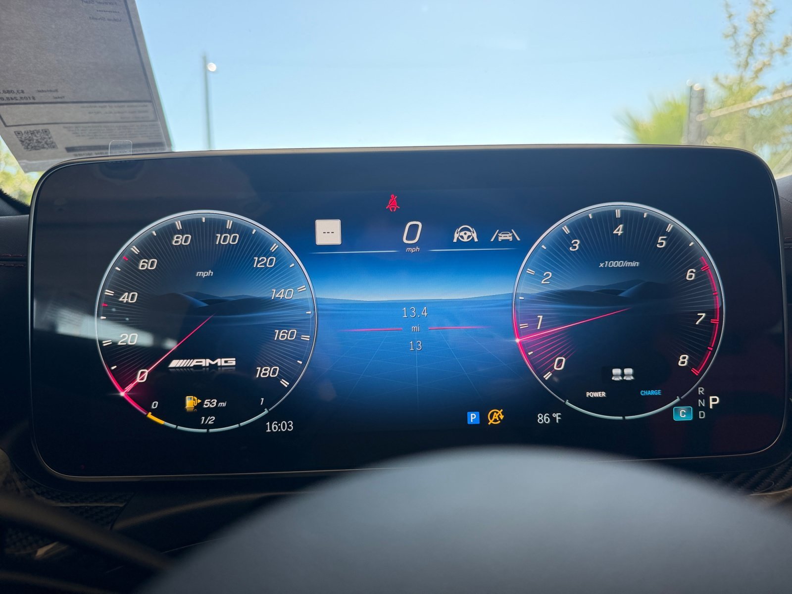 New 2027 MANUFAKTUR Patagonia Red Metallic Mercedes-Benz AMG® CLE 53 4MATIC+ Coupe image 16