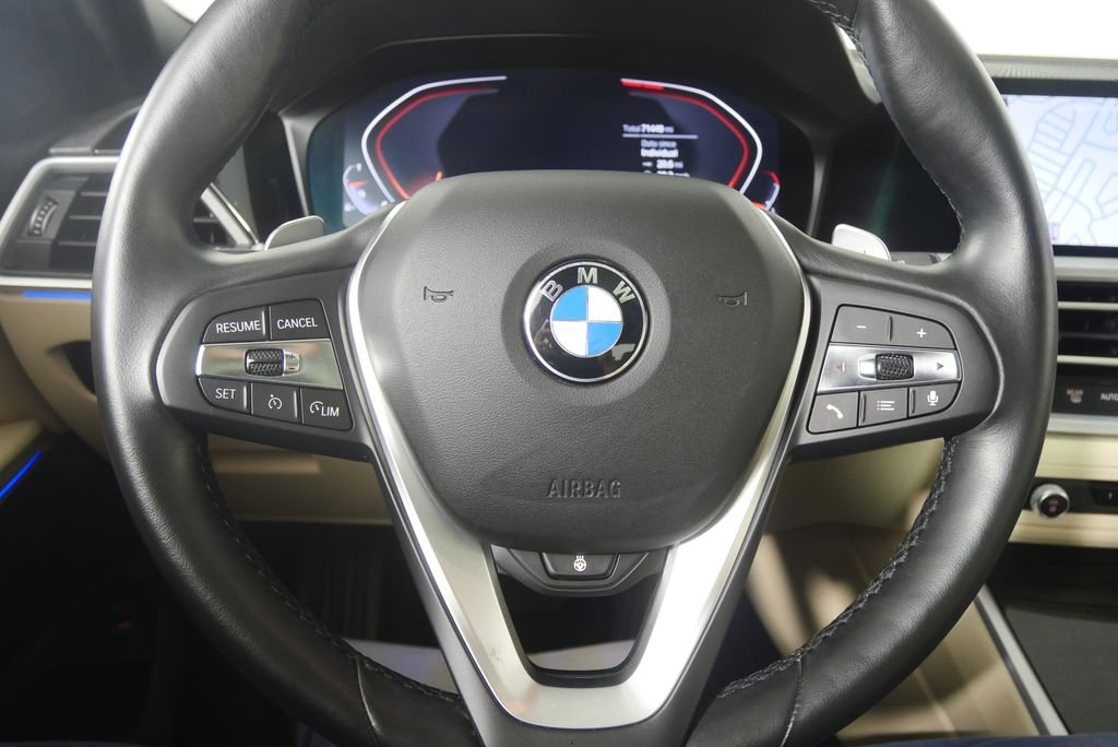 Used 2020 Mediterranean Blue Metallic BMW 330i xDrive image 18