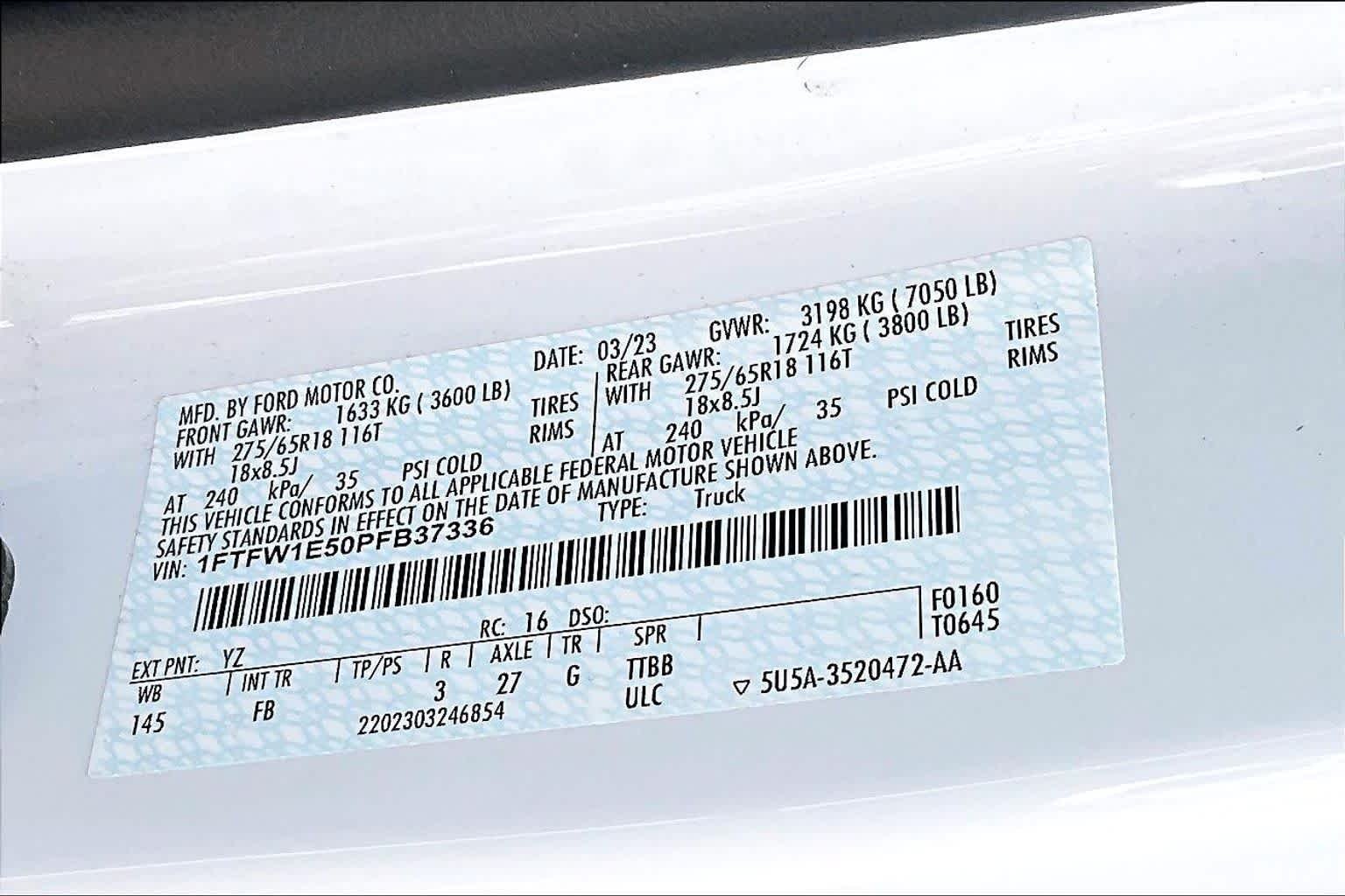 Used 2023 Oxford White Ford XLT image 32