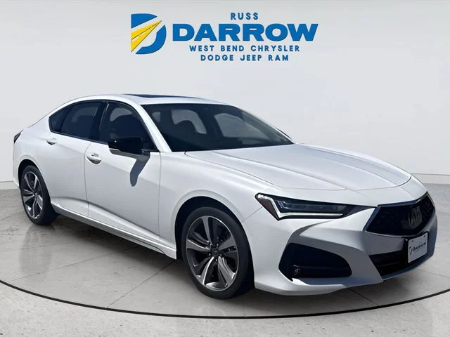 Used 2022 White Acura Advance image 8