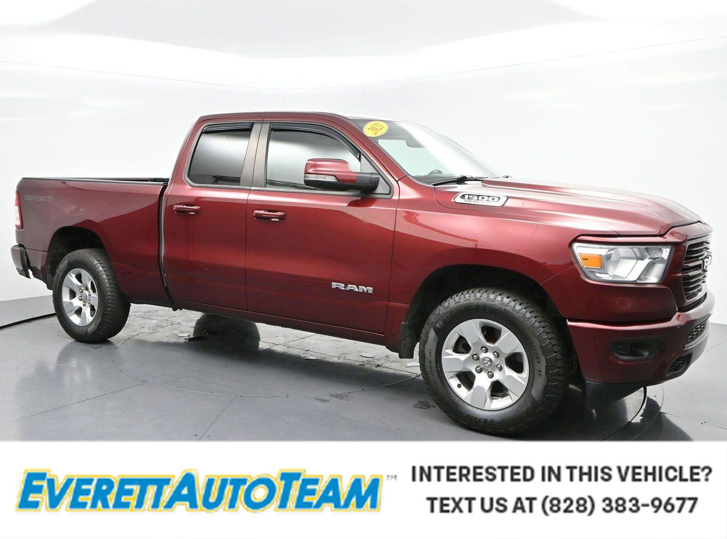 Used 2021 Delmonico Red Pearlcoat Ram Big Horn image 1