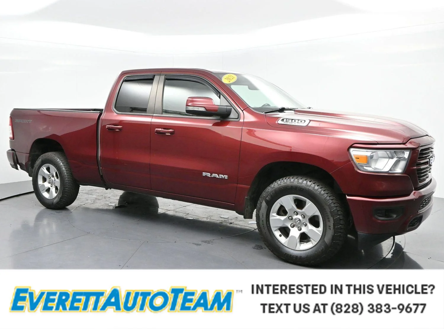 Used 2021 Delmonico Red Pearlcoat Ram Big Horn image 1