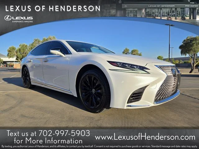 Used 2018 White Lexus 500 Base image 1