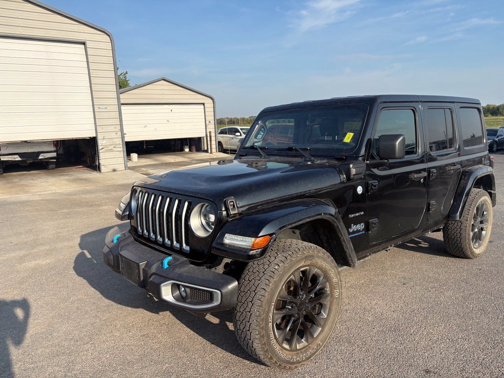 Used 2023 Black Jeep Sahara 4xe image 8
