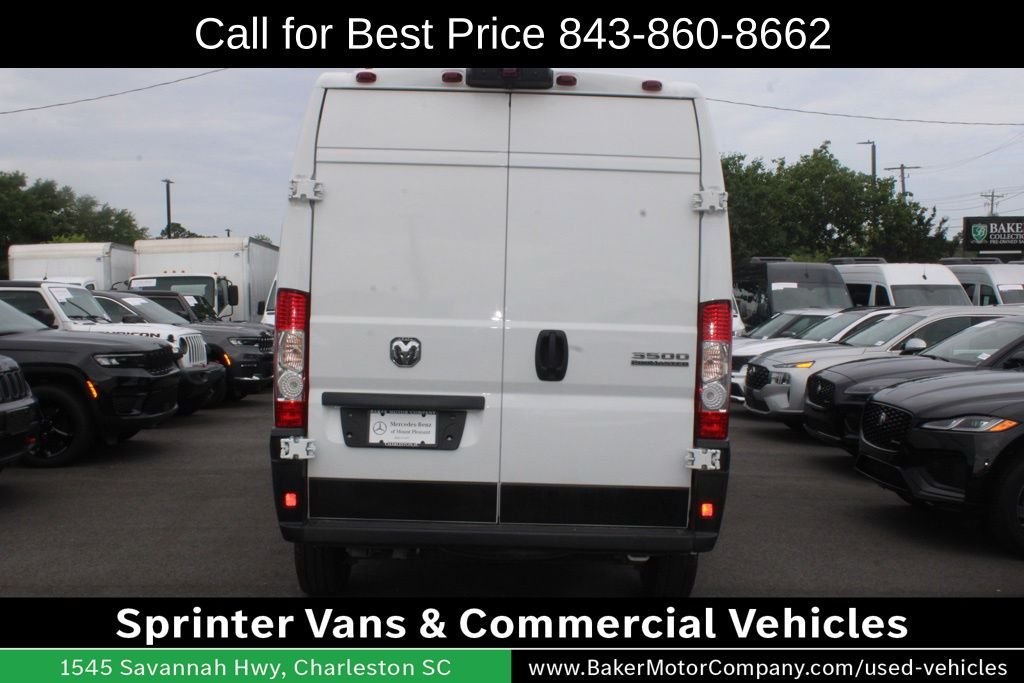 Used 2025 Bright White Clearcoat Ram High Roof image 8