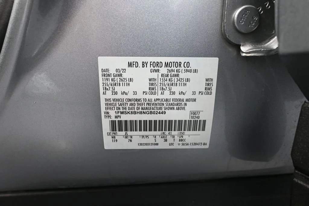 Used 2022 Silver Ford Base image 52