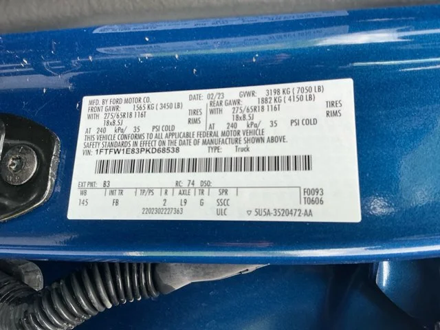 Used 2023 Atlas Blue Metallic Ford XLT image 16
