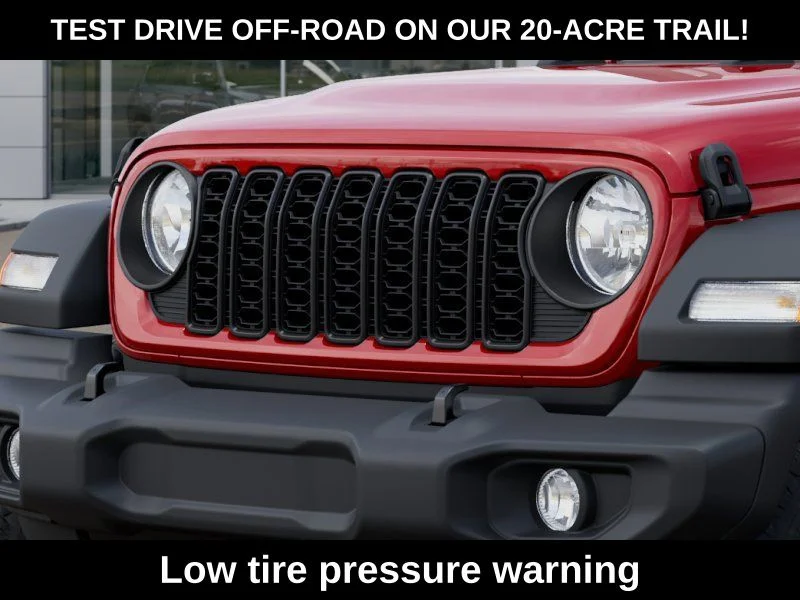 New 2026 Firecracker Red Clear-Coat Exterior Paint Jeep Sport S image 12
