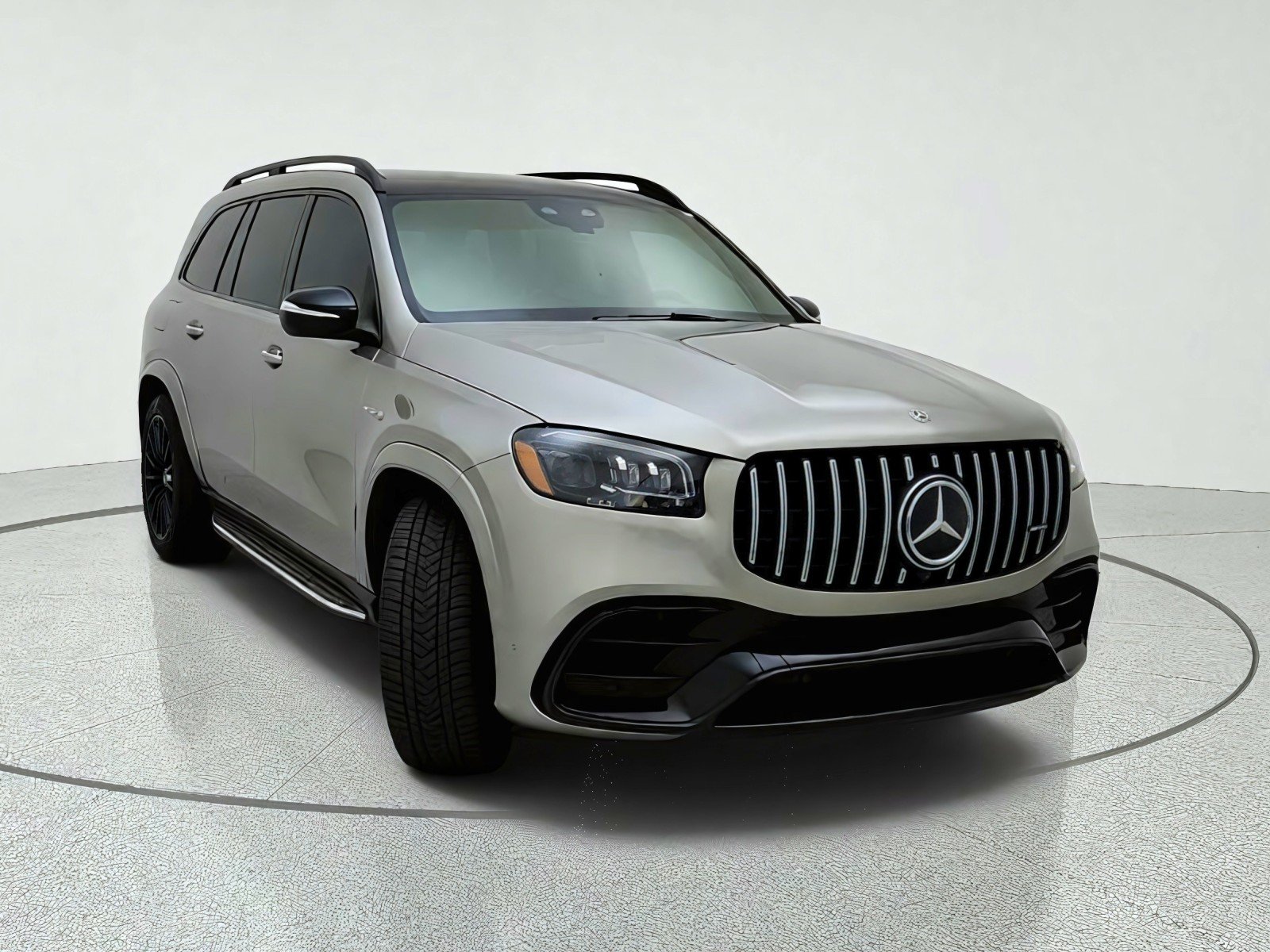 Used 2021 Mojave Silver Metallic Mercedes-Benz AMG® GLS 63 image 4