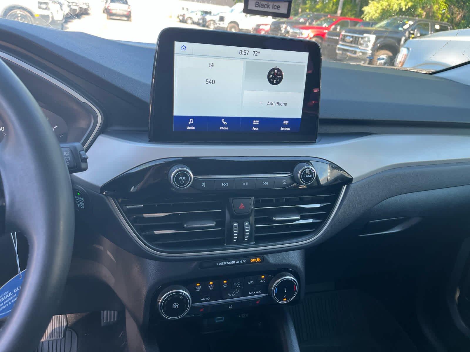 Used 2022 Stone Blue Metallic Ford SE image 6