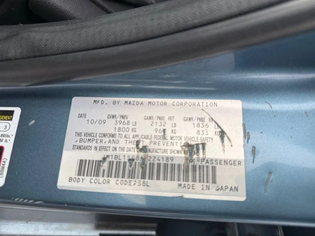 Used 2010 Blue Mazda i Touring image 25