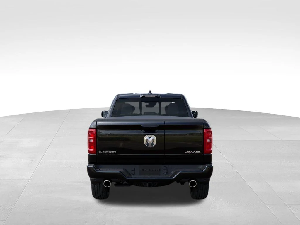 New 2026 Diamond Black Crystal Pearl-Coat Exterior Paint RAM Laramie image 8