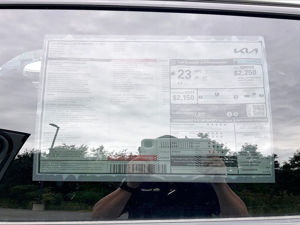 New 2026 Ivory Silver Kia X-Line SX Prestige image 16