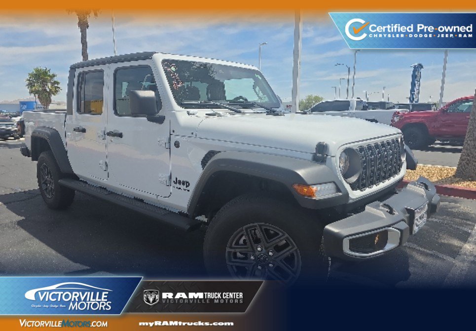 Certified Used 2025 White Jeep Sport S image 1