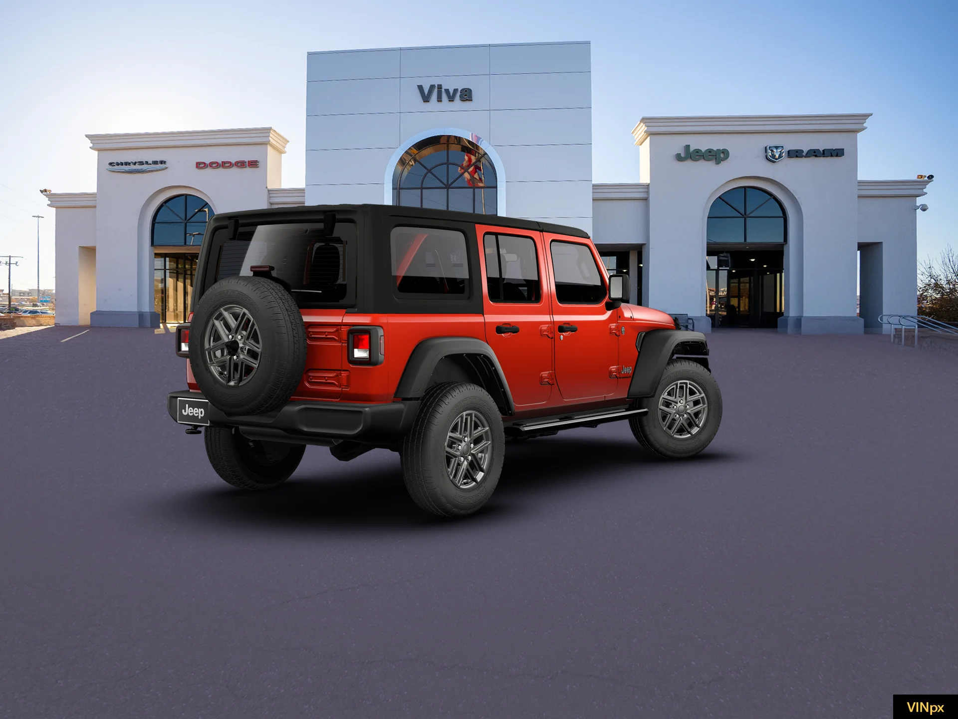 New 2026 Firecracker Red Clear-Coat Exterior Paint Jeep Sport image 19