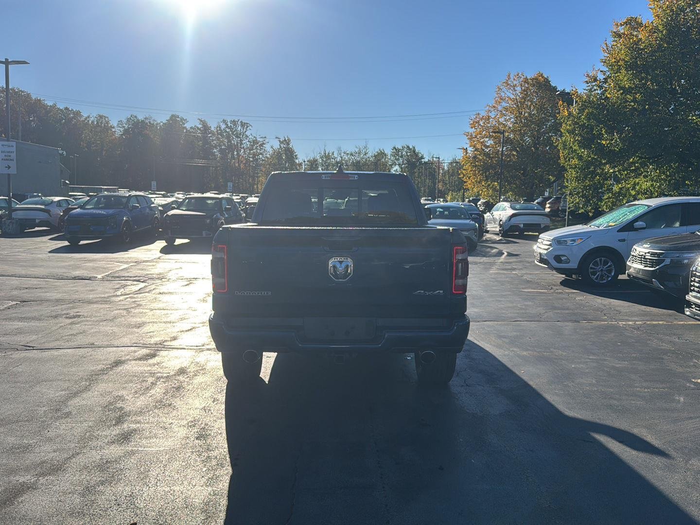 Used 2021 Patriot Blue Pearlcoat Ram Laramie image 8