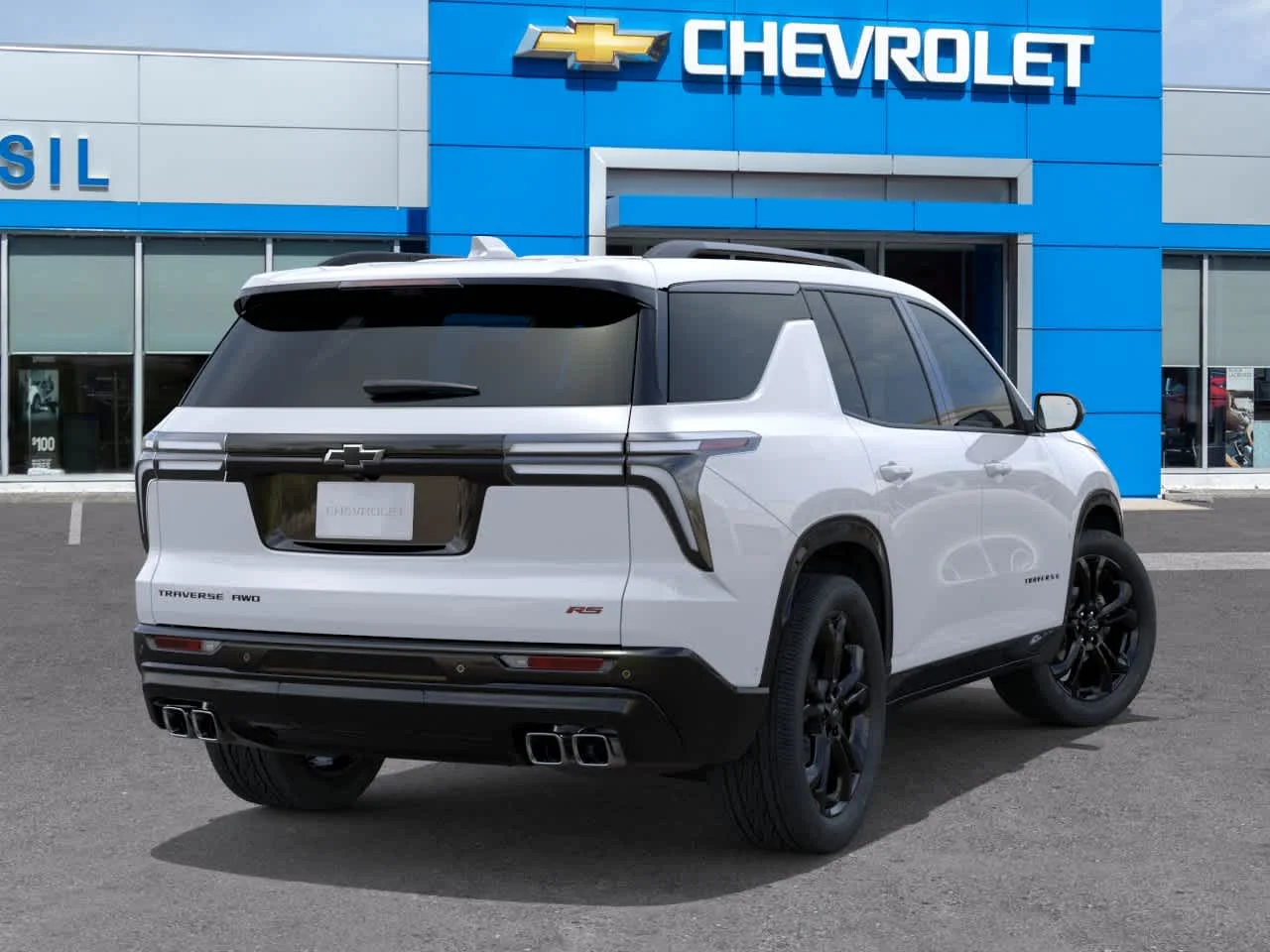 New 2027 Polar White Tricoat Chevrolet RS image 4