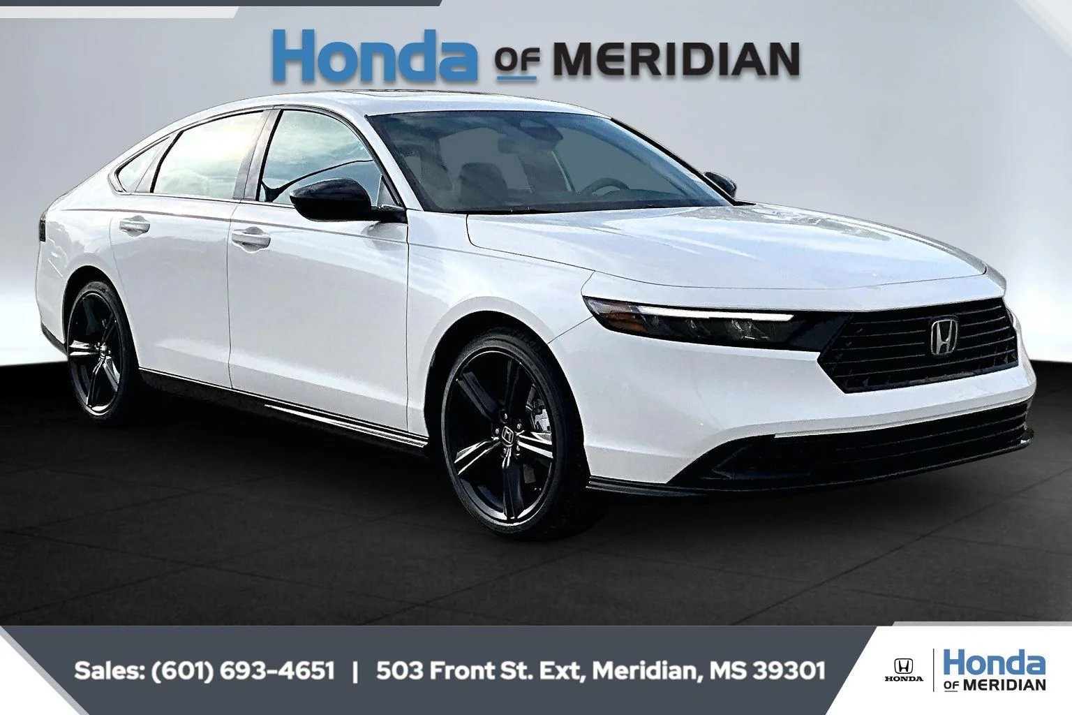 New 2026 Platinum White Pearl Honda Sport-L Hybrid image 1