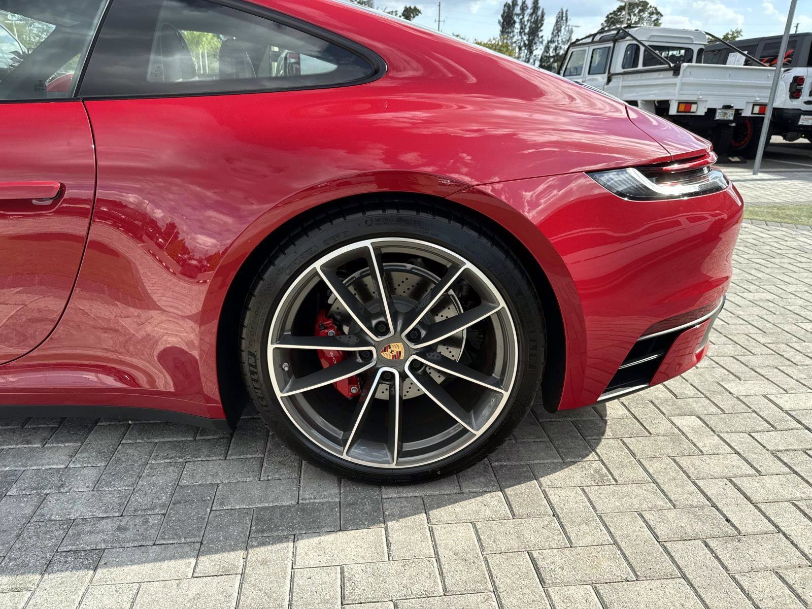 Used 2024 Carmine Red Porsche Carrera 4S image 10