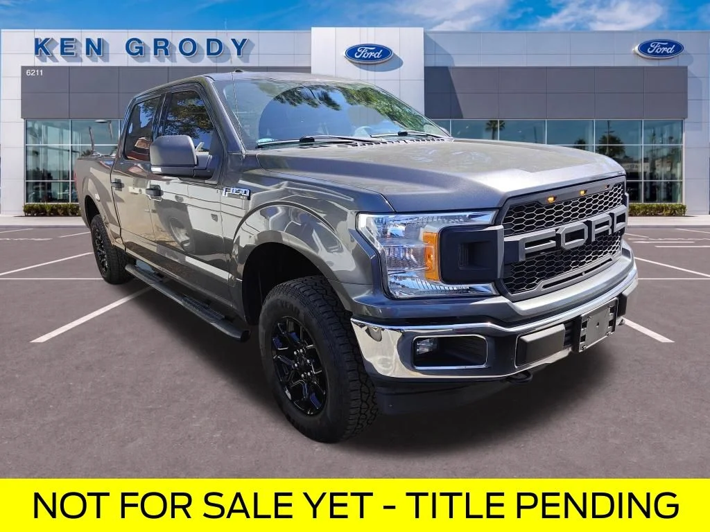 Certified Used 2018 Gray Ford XLT image 1