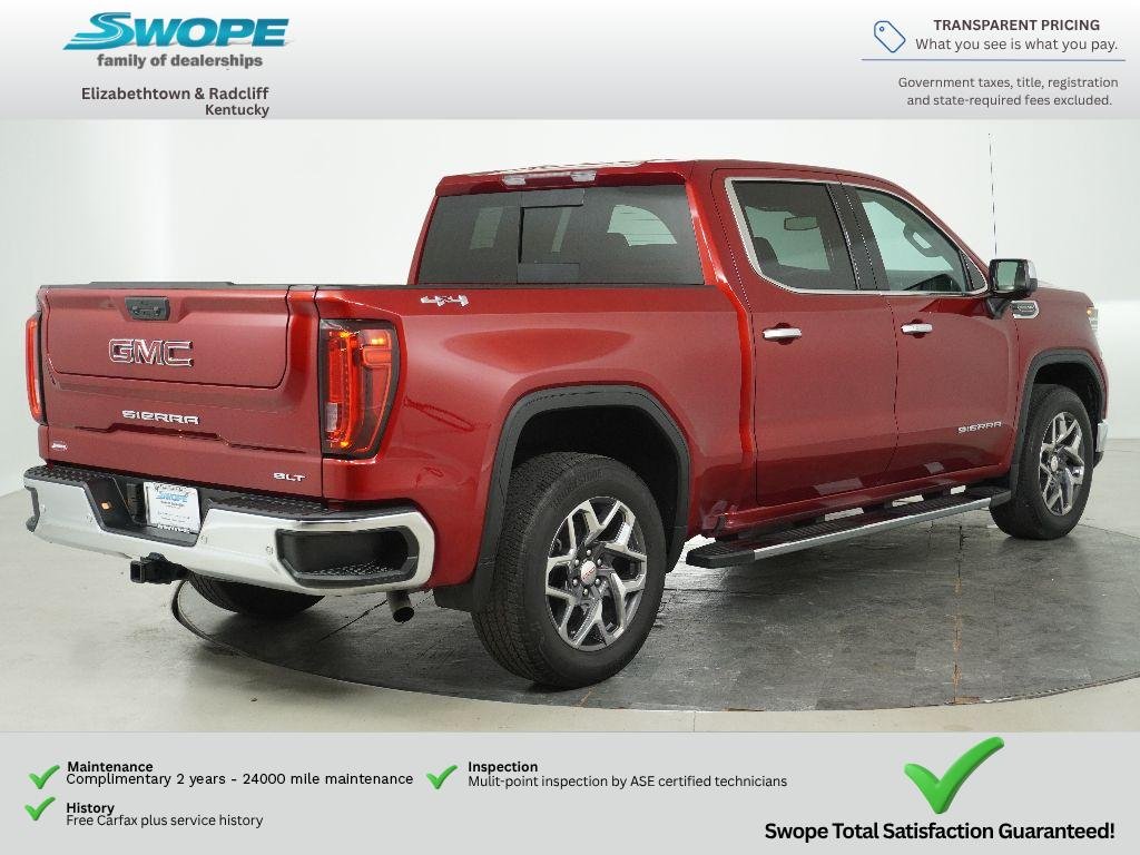 Used 2024 Volcanic Red Tintcoat GMC SLT image 3