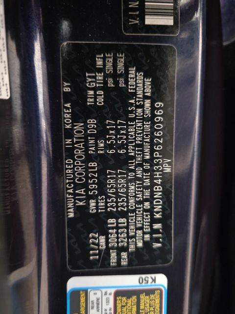 Used 2023 Blue Kia LX Seat Package image 27