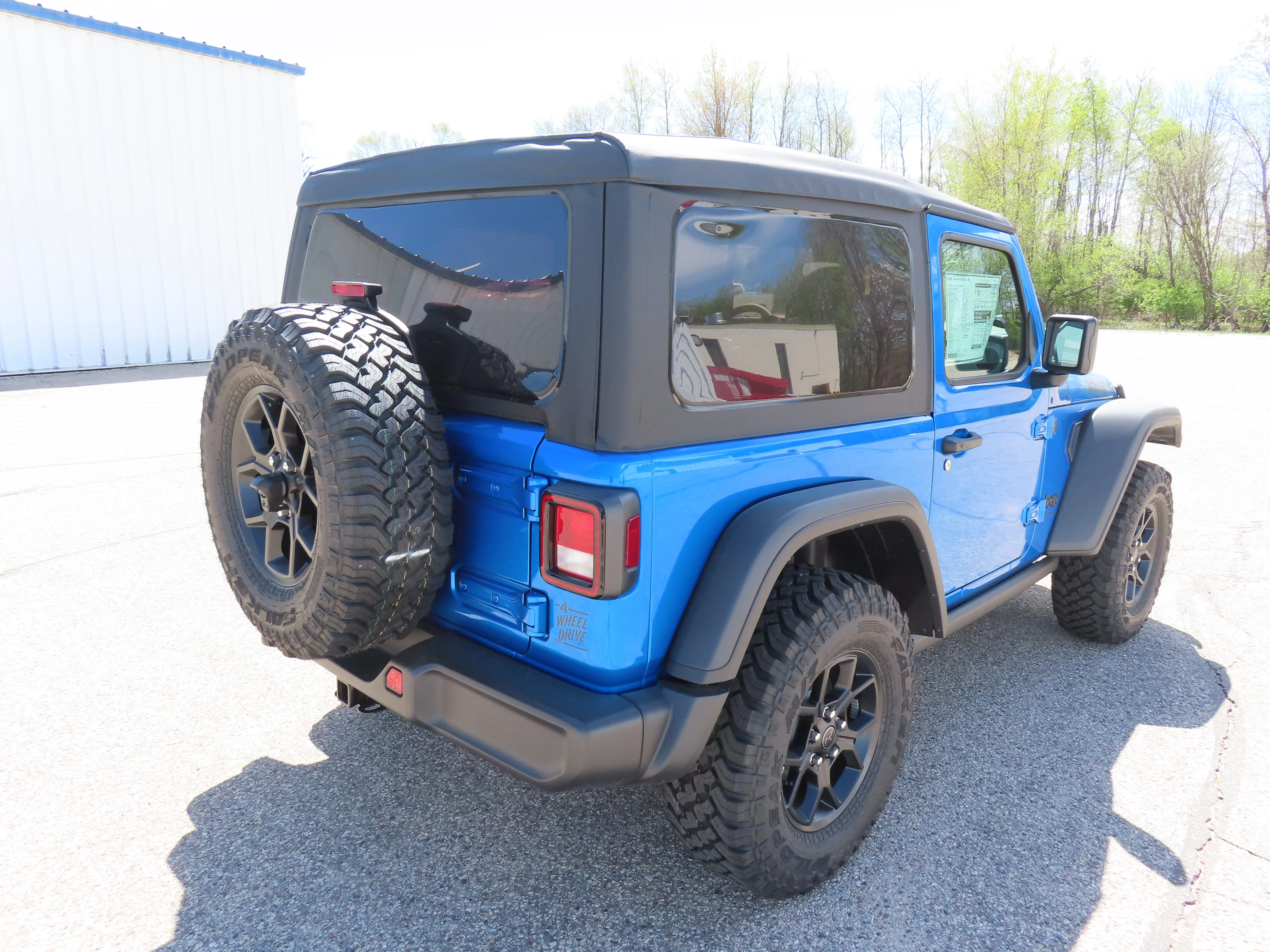 New 2026 Hydro Blue Pearl-Coat Exterior Paint Jeep Willys image 4
