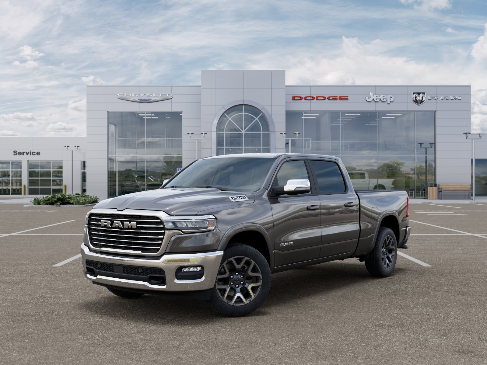 New 2026 Granite Crystal Metallic Clear-Coat Exterior Paint RAM Laramie image 28