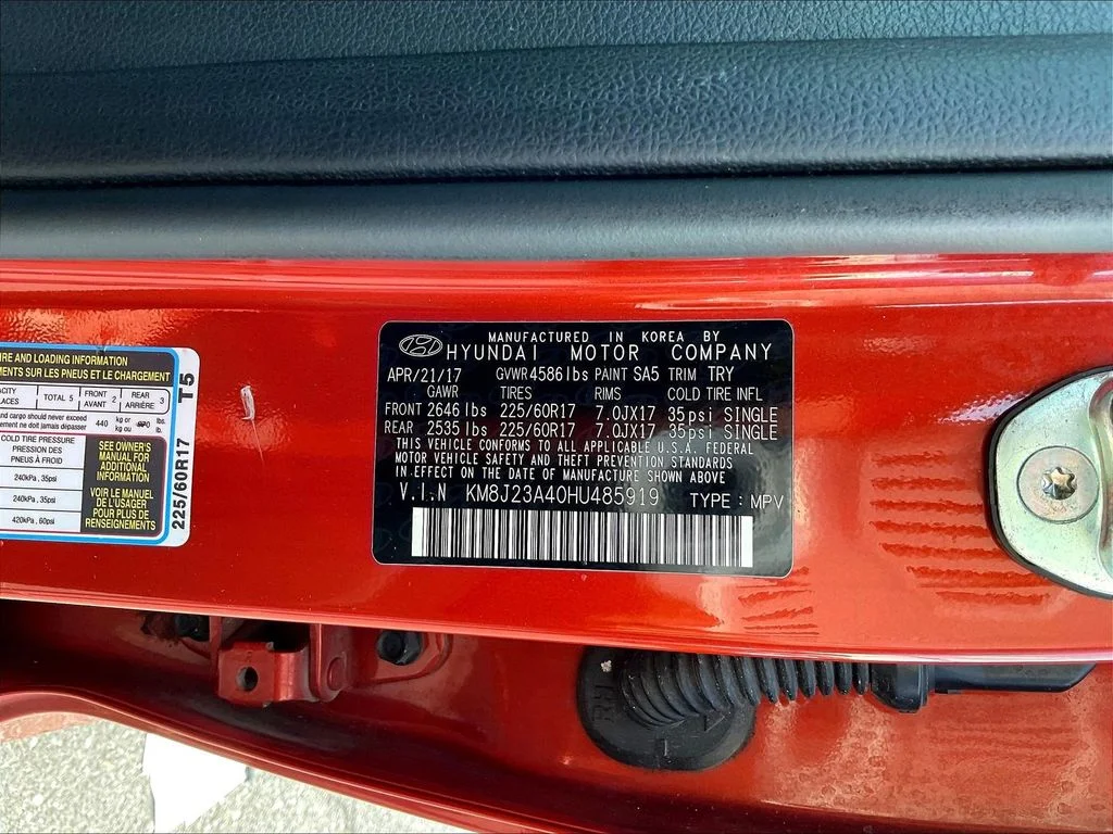 Used 2017 Orange Hyundai SE image 17