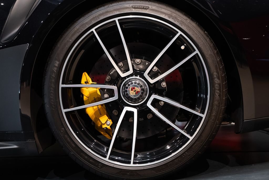 Used 2021 Jet Black Metallic Porsche Turbo S image 14