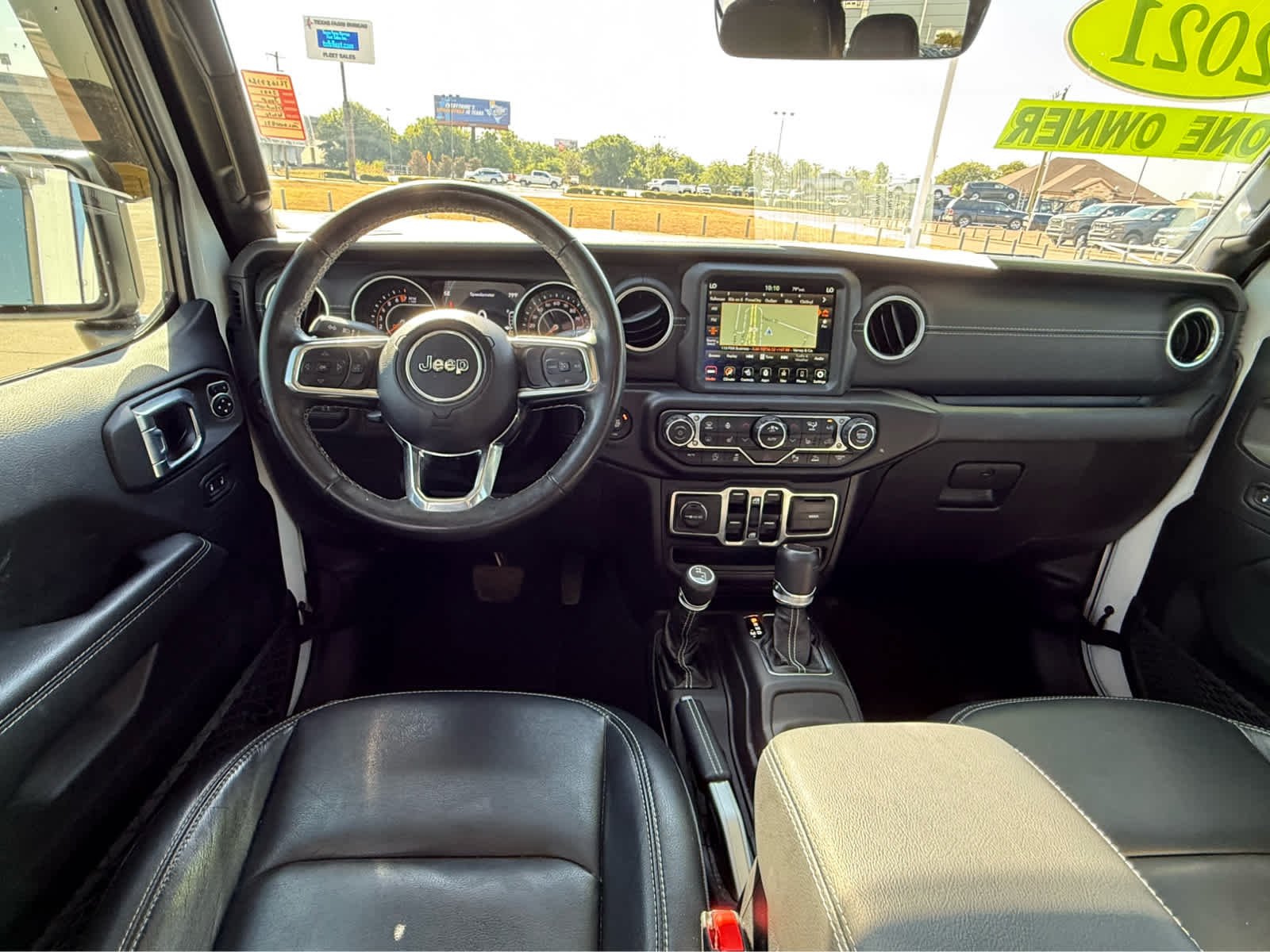 Used 2021 Bright White Clearcoat Jeep Overland image 12