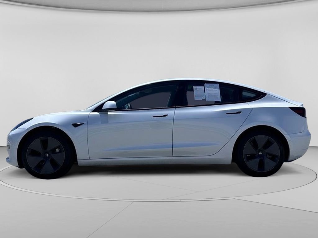 Used 2021 Pearl White Multi-Coat Tesla Standard Range Plus image 9